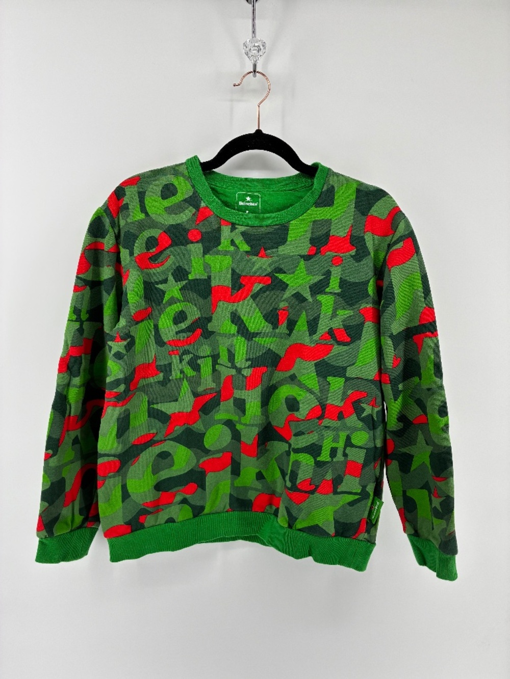 Heineken Crewneck Sweater Green & Red